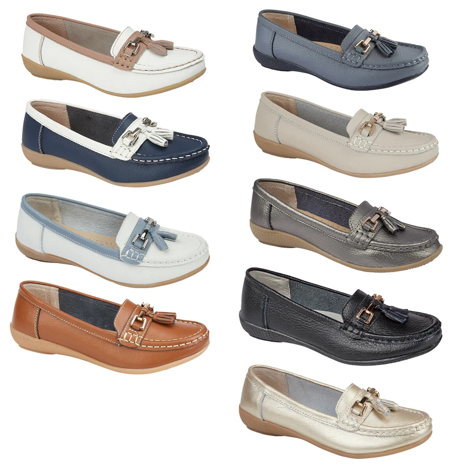 JO & JOE Damenschuhe Slipper Damen Arbeit Büro Komfort Urlaub Leder Halbschuh Größe