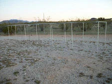 60' Baseball Softball 1 3/8" Fitting Straight Leg Batting Cage PIPE NOT INCLUDED