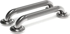 1-1/4 x 12 inches Decorative ADA Stainless Steel Shower Grab Bar 2 Pack Set