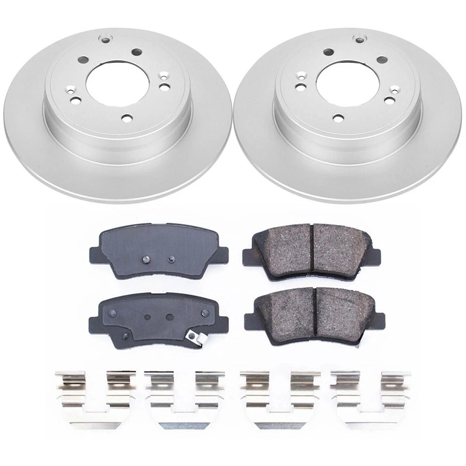 CRK5381 Powerstop Brake Disc and Pad Kits 2-Wheel Set Rear for Hyundai Azera Kia - Image 3 of 3