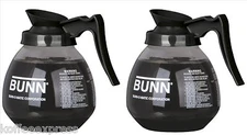 Coffee Pot Decanter BUNN 64oz Commercial CASE OF 2 glass COFFEE POTS 42400.0103