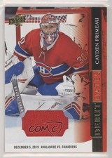 2020-21 Upper Deck Debut Dates Jersey Cayden Primeau #DD-4 07ow