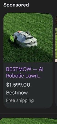 Bestmow AI Robot Lawn Mower Sealed, New Unopened.  Offers Always Welcome!!