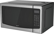 1000W Microwave Oven 1.1 Cu Ft Capacity with Black Stainless Steel Finish
