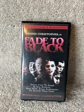 Fade To Black VHS Widescreen Horror Collector’s Edition 1999 Vintage
