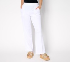 Belle by Kim Gravel Women's Petite Pants P2XS Packabelle Getaway White A688245