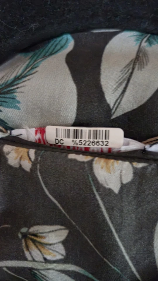 Johnny Was Silk Shirt - Size M - Brown Tones - VG Preowned - Image 3 of 4