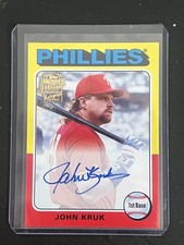 2021 Topps Archives Fan Favorite Autographs 1975 Topps John Kruk Auto