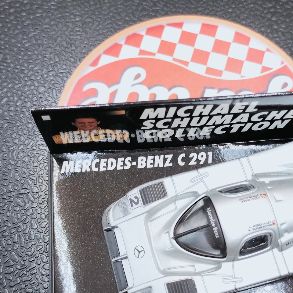 MINICHAMPS 1/64 Michael Schumacher Mercedes-Benz C291 #2 1991 MSC641105 Silver - Image 3 of 4
