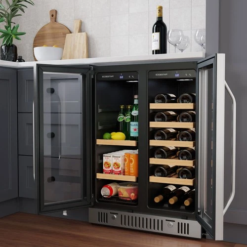 EdgeStar CWB1761FD 24"W 18 Bottle Capacity and 47 Can Capacity - Stainless Steel - Picture 4 of 12