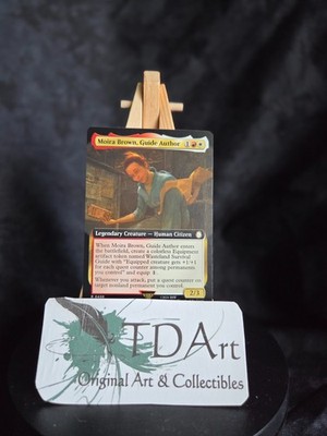MOIRA BROWN, GUIDE AUTHOR ~ NM ~ MTG Magic- 0420 PIP Fallout EXTENDED Art