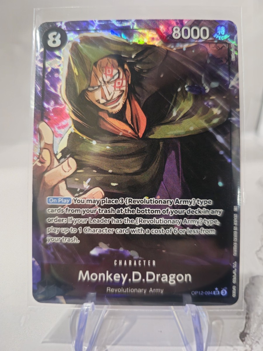 ONE PIECE - D．H Monkey D Luffy SR OP12-015 Japanese ONE PIECE Card Legacy of