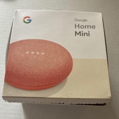 Google Home Mini Smart Assistant - Coral - W/Power Cord 