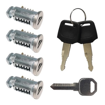 4 Pack Lock Cores Compatible with Thule Roof Racks Components, Includes 4 Cor...