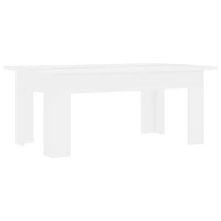 Couchtisch Weiß 100X60X42 Cm Holzwerkstoff
