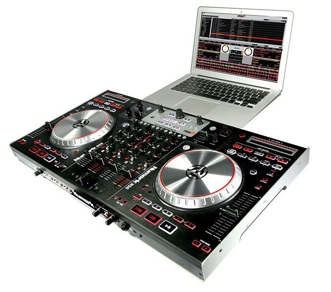 Numark NS6 contrôleur matériel mixage audio quatre canaux platine vinyle USB