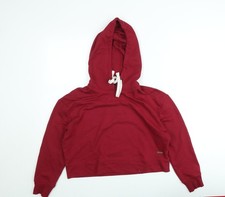 Womens UK Size M The Roadster Life Co. Red Pullover Hoodie