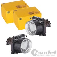2X Hella De Halogen Scheinwerfer Rund 24V | 1BL 009 999-041
