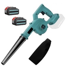 Soffiatore Aspiratore Foglie a Doppia Batteria 48 V Potente con Sacca Giardino