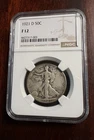 Photo of a 1921-D Walking Liberty Half Dollar from an eBay listing that sold on Jul 15, 2026