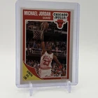 Fleer 1989-90 Michael Jordan Scoring Avg. Ldr. Chicago Bulls Basketball Card #21