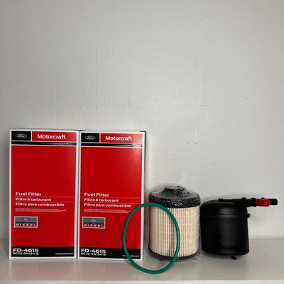 #ad 2 Pack Genuine Motorcraft FD4615 Diesel Fuel Filter Ford F 250 Super F 350 6.7L $48.49