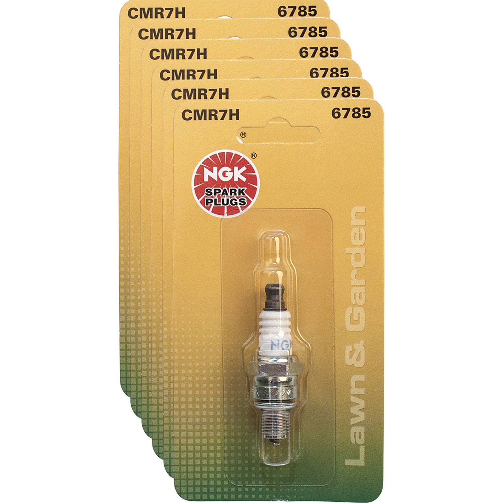 NGK CMR7H 6785 Spark Plug 6 Pack Echo Husqvarna Stihl Shindaiwa RedMax 90186Y