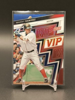 2025 Panini National VIP Gold Packs Manny Ramirez #54 Red White Blue /25 Red Sox