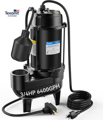 Sewage Pump Submersible Water Pump with Automatic Float Switch, for Sump Basin,