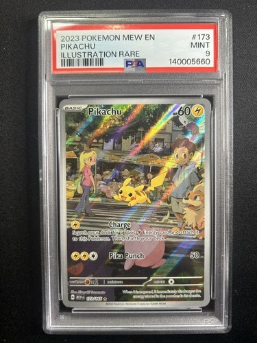 2023 POKEMON EN 151 PIKACHU 173/165 PSA 9 ILLUSTRATION RARE