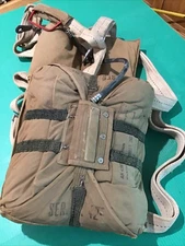 Vintage AN 42N2004 1943 Parachute w/ Harness AN6510 Military Air Force Army