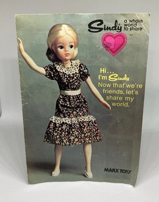  MARX TOYS SINDY - Sindy a whole world to share Faltblatt ORIGINAL 70er