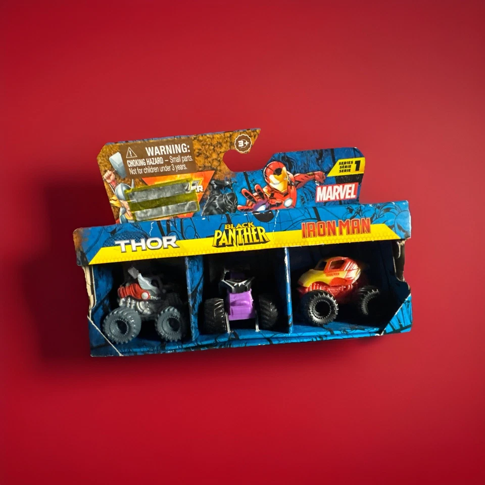 Monster Jam Marvel Mini Monster Truck 3-Pack & Color Changing Lightning McQueen - Image 4 of 4