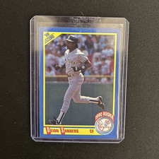 1990 Score - Deion Sanders #586 Rookie Card Base Set New York Yankees