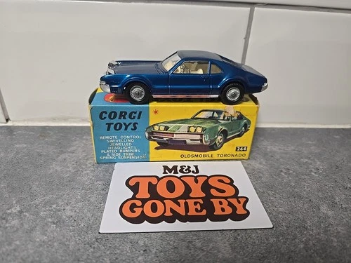 Vintage Corgi Toys 264 Oldsmobile Toronado in Original Box