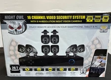 Night Owl security system 16 channel DVR 1 Terabyte Hard drive 960H