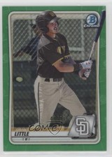 2020 Bowman Chrome Prospects Green Refractor 44/99 Grant Little #BCP-133 0ou2