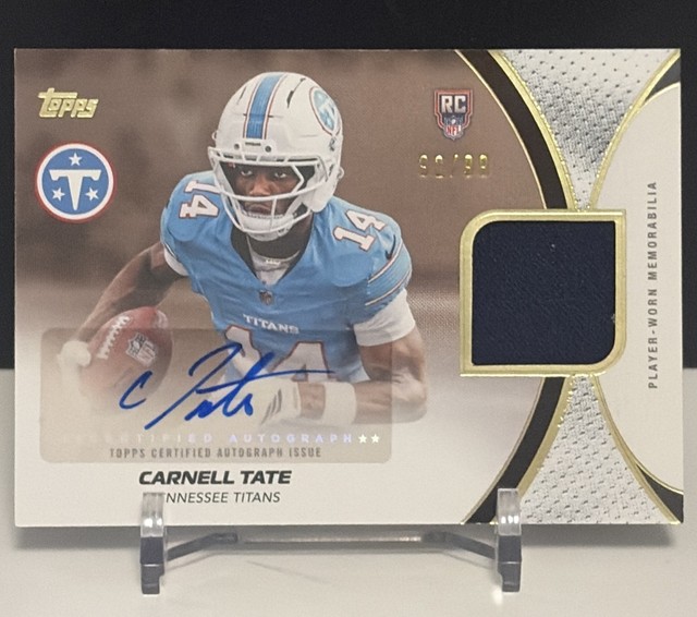 Carnell Tate 2026 Topps Rookie Patch Autographs
