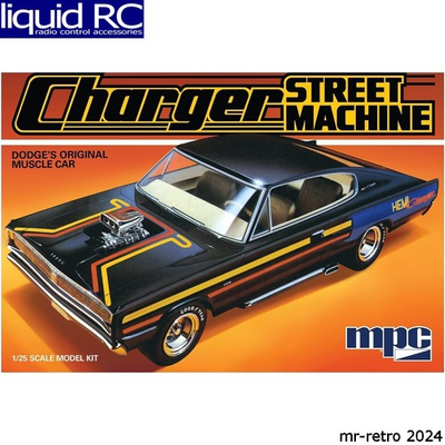 #ad MPC 1028 1 25 1967 Dodge Charger Street Machine $38.49