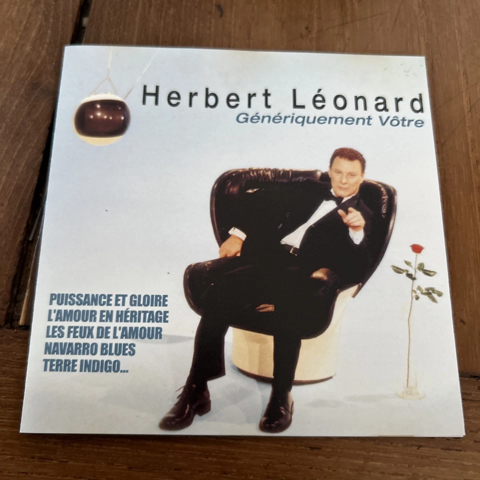 CD ★ Herbert Léonard - Génériquement vôtre ★ ALBUM CD SONY MUSIC 2001 - Photo 1/1