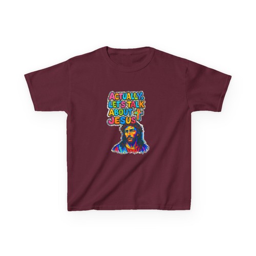 Lets Talk About Jesus Kids T Shirt, Christian Children's Shirt, Church Clothes - Picture 18 of 61