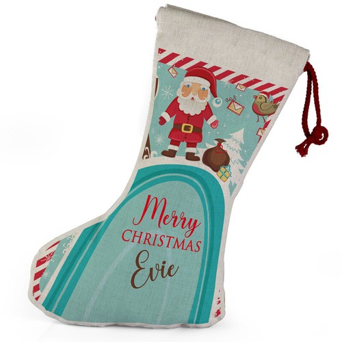 Medias personalizadas con cualquier nombre decoración de árbol de Navidad regalo 3 - Imagen 9 de 22