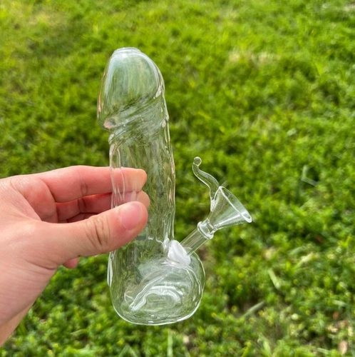 8 Zoll Penis Glaspfeife dickes Glas Bong Glas Tabak Rauchen Wasserpfeifen 🙂 - Bild 9 von 11