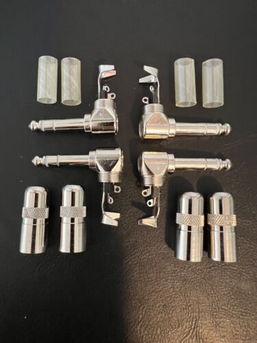 Genuine Switchcraft 236 stereo right-angle 1/4" plug - NOS, lot of 4 - Afbeelding 1 van 1
