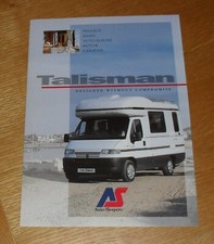 Peugeot Auto-Sleepers Talisman Motorhome Brochure 1995-1996