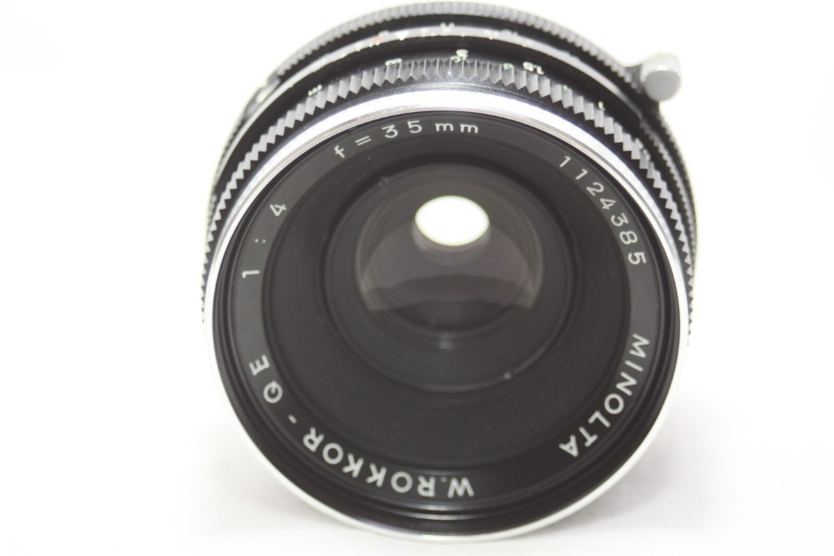 Excellent+] Minolta W Rokkor-QE 35mm f/4 Wide Angle MF Lens