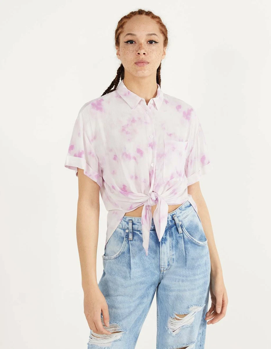 Tie dye hotsell shirt bershka