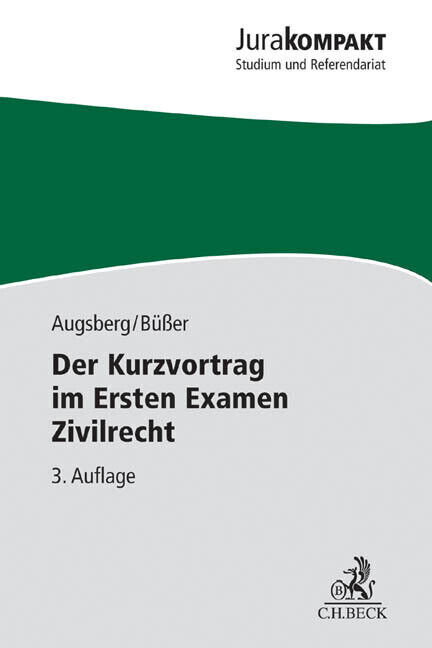 Thumbnail - Der Kurzvortrag Ersten Examen Zivilrecht | Steffen Augsberg, Janko