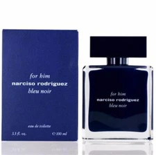 NARCISO RODRIGUEZ BLEU NOIR For Him Eau De Toilette Spray 3.3 oz / 100 ml NIB