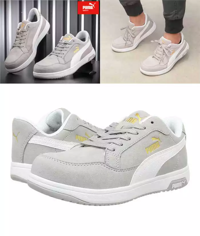 PUMA SAFETY Low Top Safety Work Shoes Heritage Air Twist 2.0 Gray Low From Japan